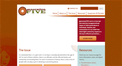 Desktop Screenshot of generationfive.org