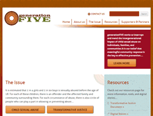 Tablet Screenshot of generationfive.org